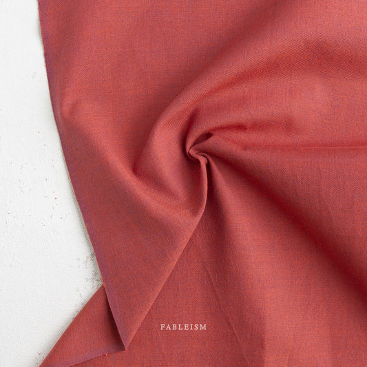 Watercolor Wovens - Watercolor Wovens in Red Pear - Fableism Supply Co - WW-380-RED PEAR - Half Yard