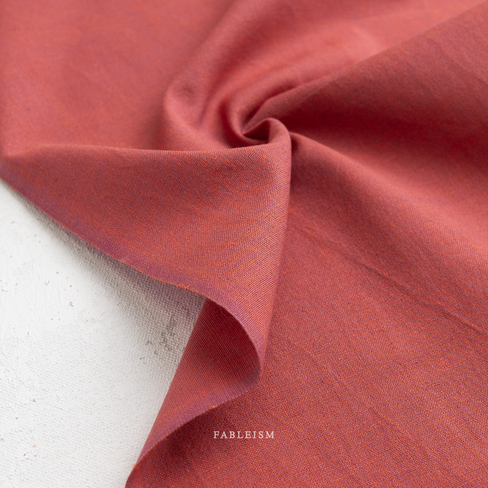 Watercolor Wovens - Watercolor Wovens in Red Pear - Fableism Supply Co - WW-380-RED PEAR - Half Yard