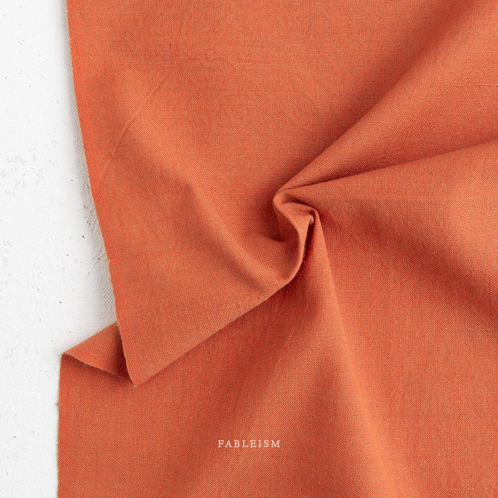 Watercolor Wovens - Watercolor Wovens in Poppy - Fableism Supply Co - WW-390-POPPY - Half Yard