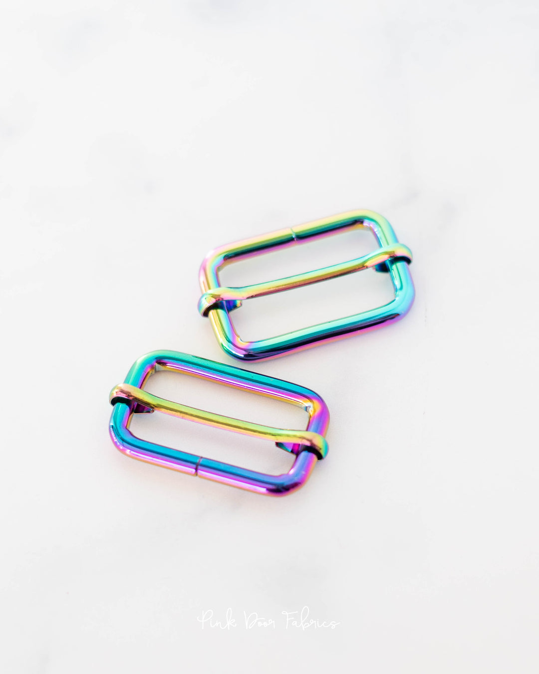 Pink Door Hardware - 1.5" Slider - Iridescent - 2 per Pkg. - PDF_IR15SL