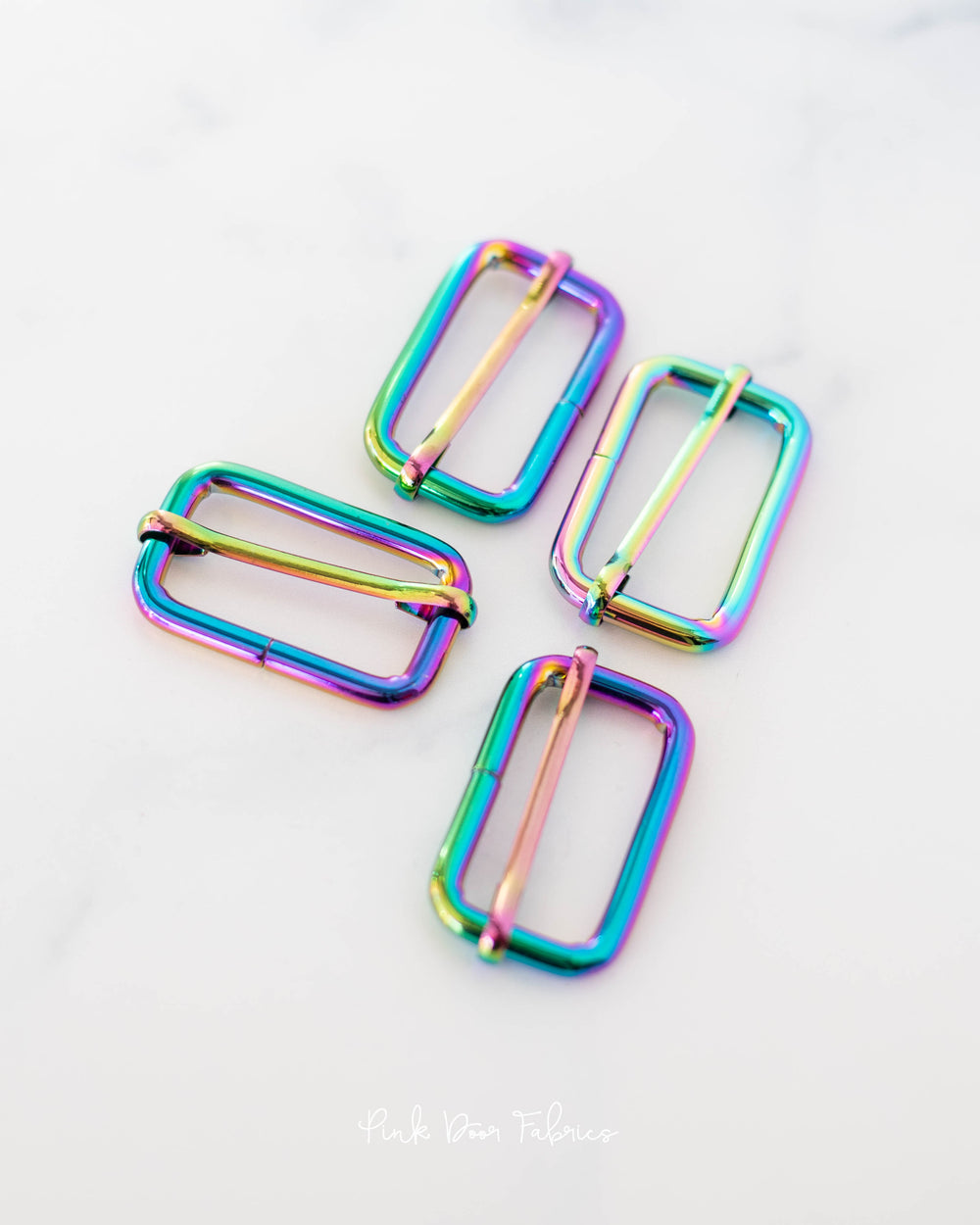 Pink Door Hardware - 1.5" Slider - Iridescent - 2 per Pkg. - PDF_IR15SL