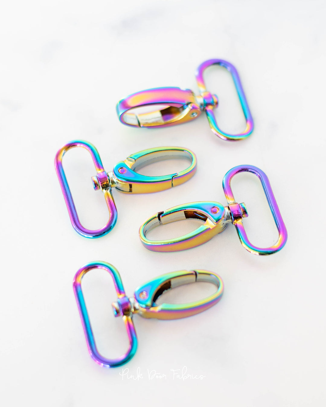 Pink Door Hardware - 1-1/2" Swivel Clip - Iridescent - 2 per Pkg. - PDF_IR15SW