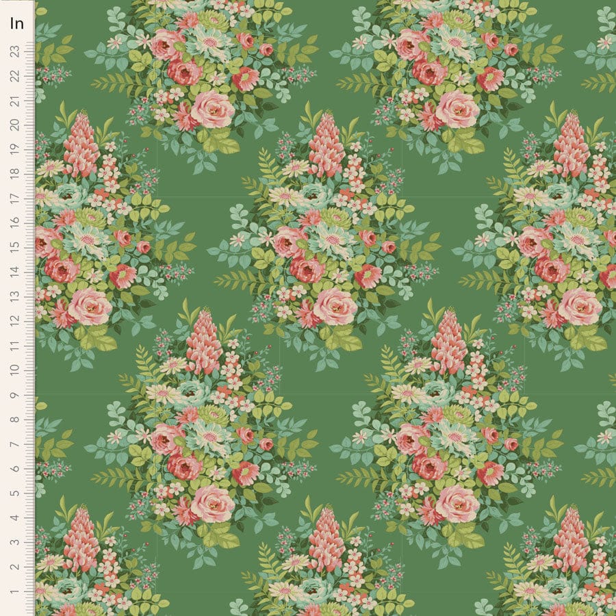 Chic Escape - Whimsyflower in Green - 100442 - Half Yard