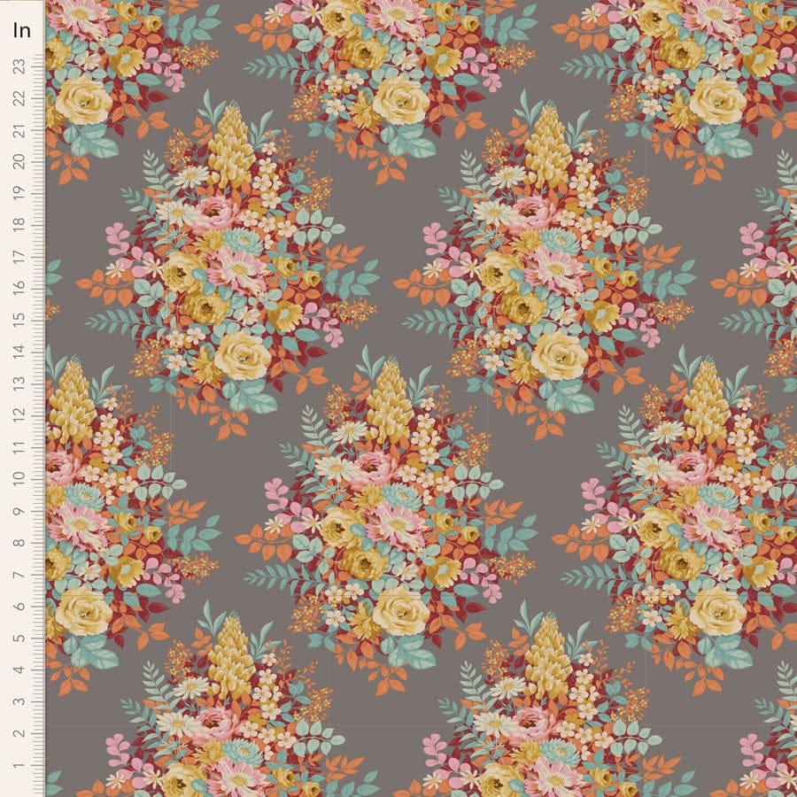 Chic Escape - Whimsyflower in Grey - 100451 - Half Yard