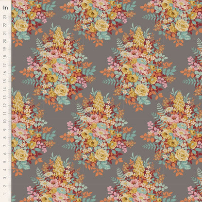 Chic Escape - Whimsyflower in Grey - 100451 - Half Yard