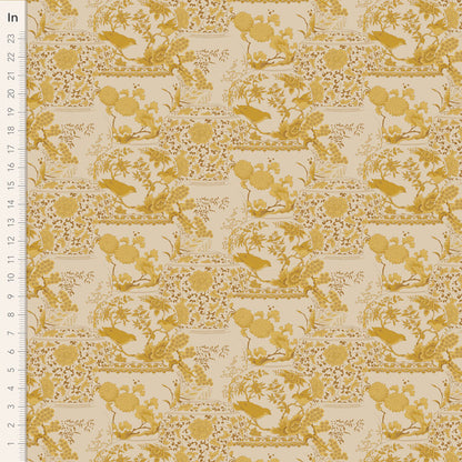 Chic Escape - Vase Collection in Mustard - 100453 - Half Yard