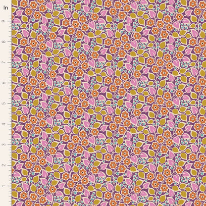 Pie in the Sky - Topsy Turvy in Plum - 100483 - Half Yard