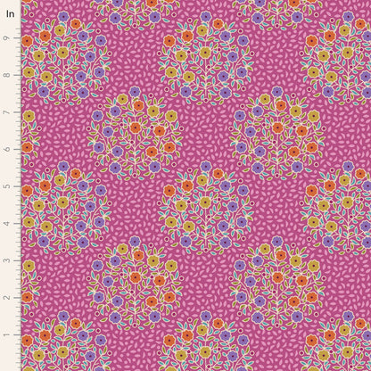 Pie in the Sky - Confetti in Cerise - 100484 - Half Yard