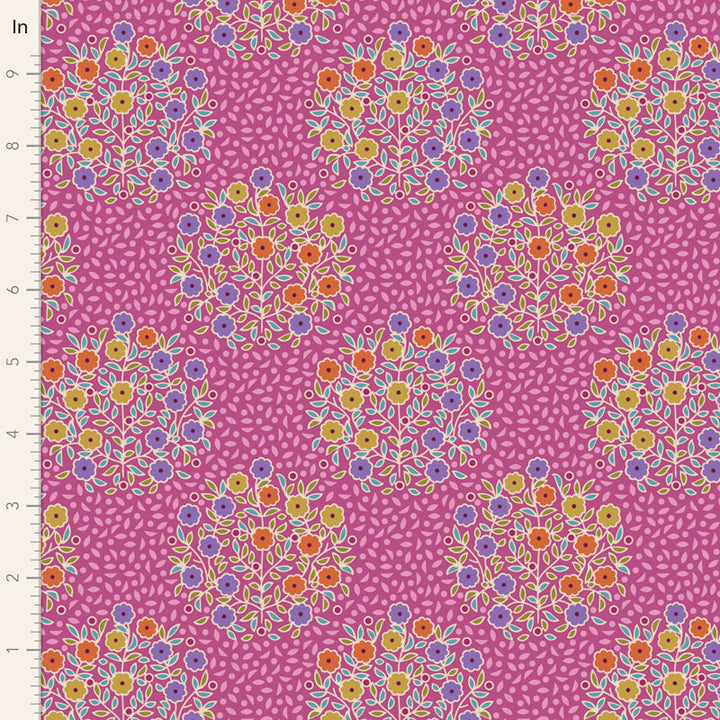 Pie in the Sky - Confetti in Cerise - 100484 - Half Yard