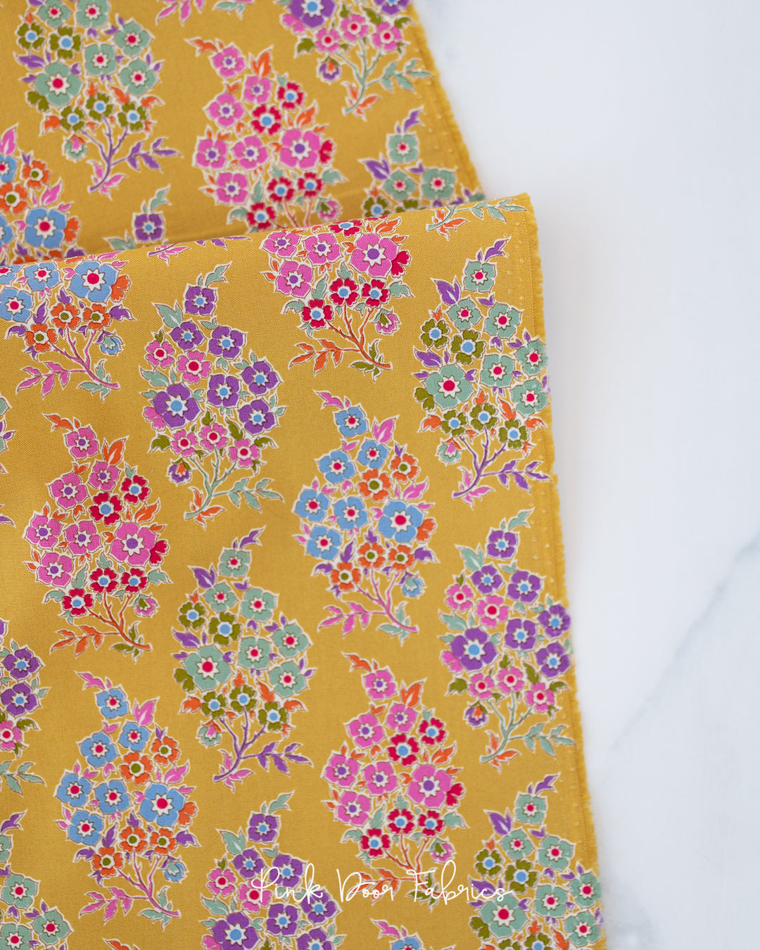 Pie in the Sky - Willy Nilly in Mustard - 100485 - Half Yard