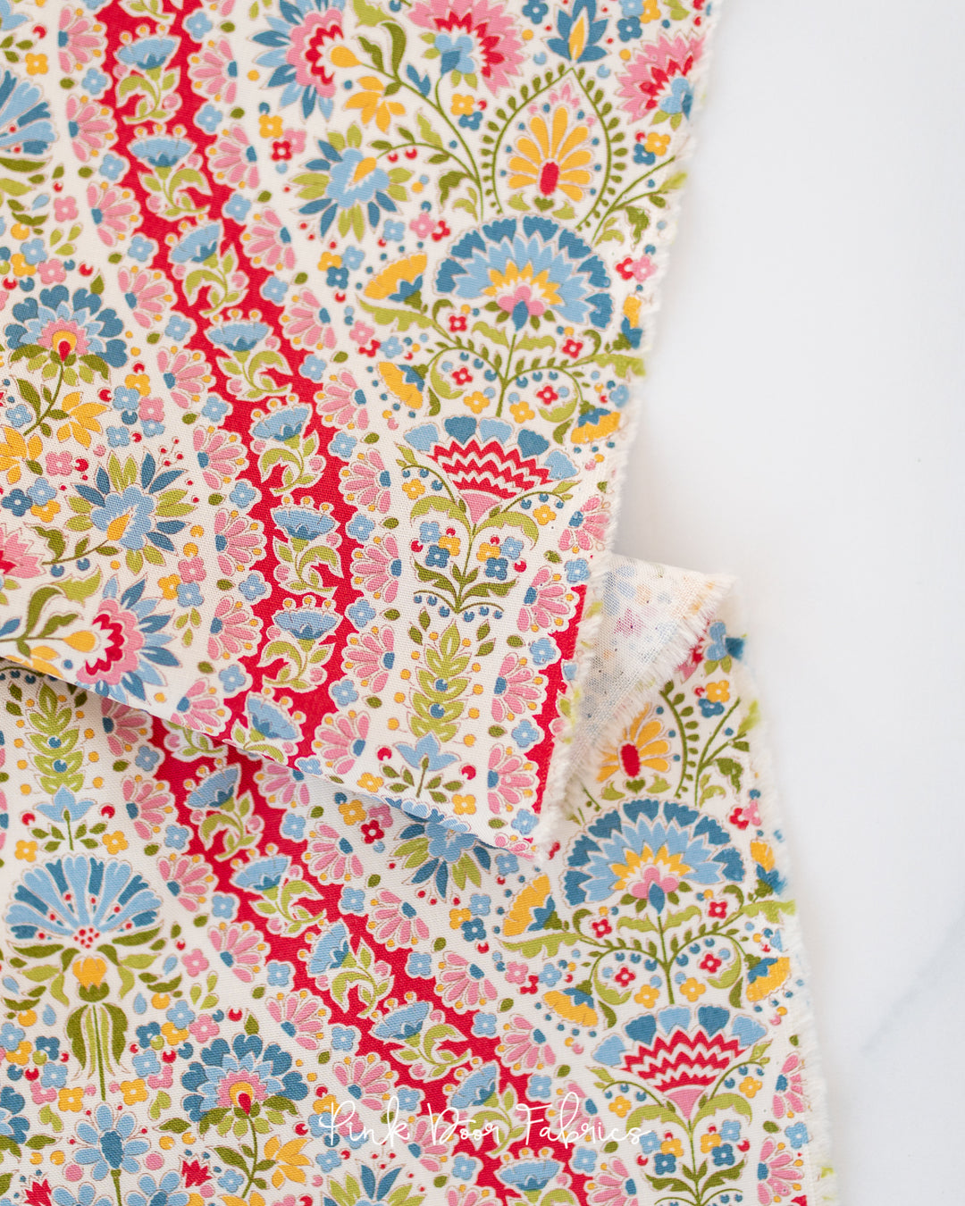 Pie in the Sky - Whimsybird in Red - 100491 - Half Yard