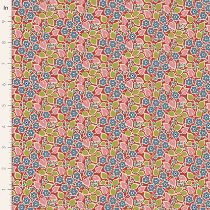 Pie in the Sky - Topsy Turvy in Red - 100492 - Half Yard