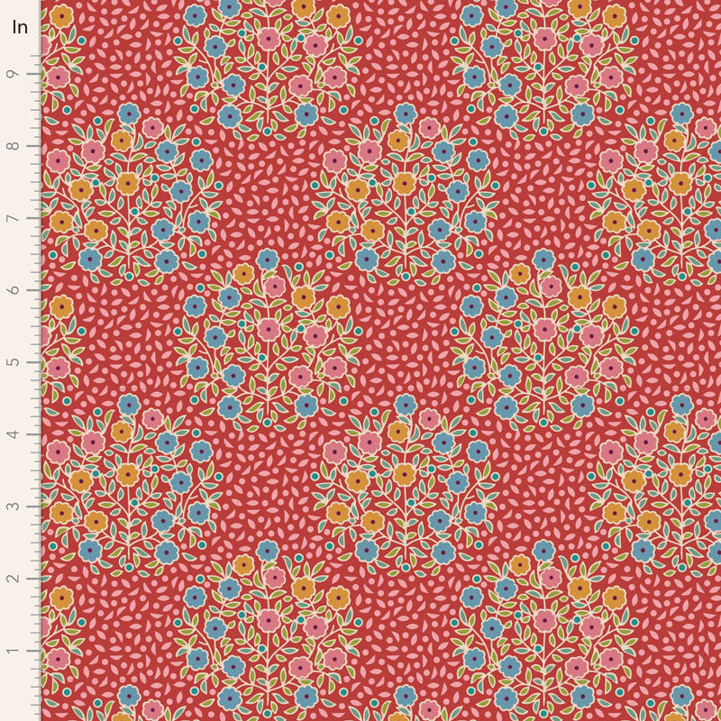 Pie in the Sky - Confetti in Red - 100493 - Half Yard