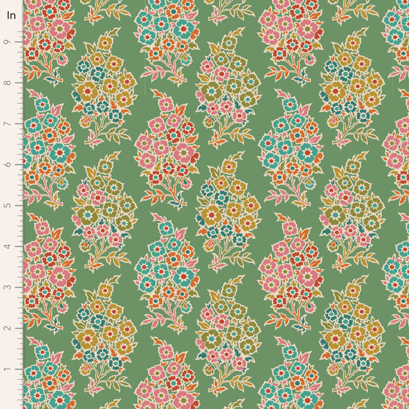 Pie in the Sky - Willy Nilly in Green - 100496 - Half Yard