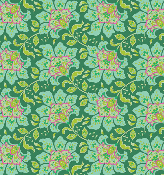 Bloomsville - Flowermarket in Pine - 100514 - Half Yard