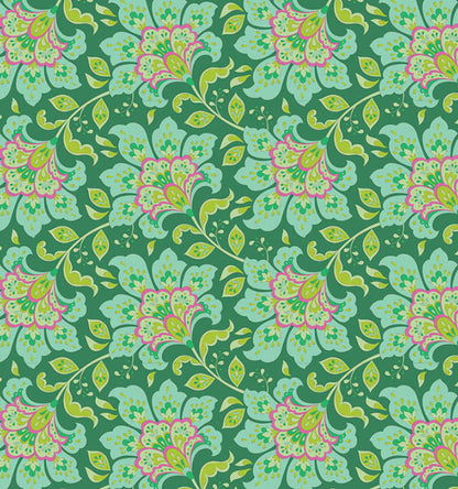 Bloomsville - Flowermarket in Pine - 100514 - Half Yard