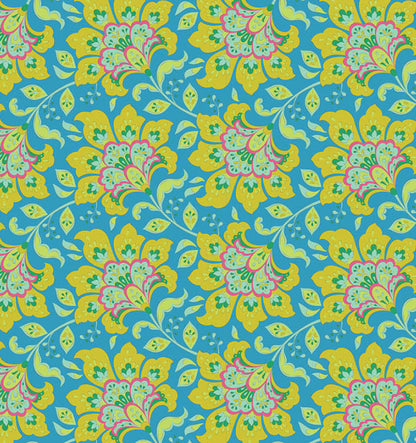 Bloomsville - Flowermarket in Sky - 100517 - Half Yard