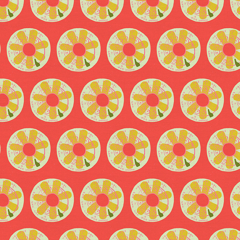 9 to 5 - Operator - Lisa Flowers for PBS Fabrics - 120-22488 - Half Yard