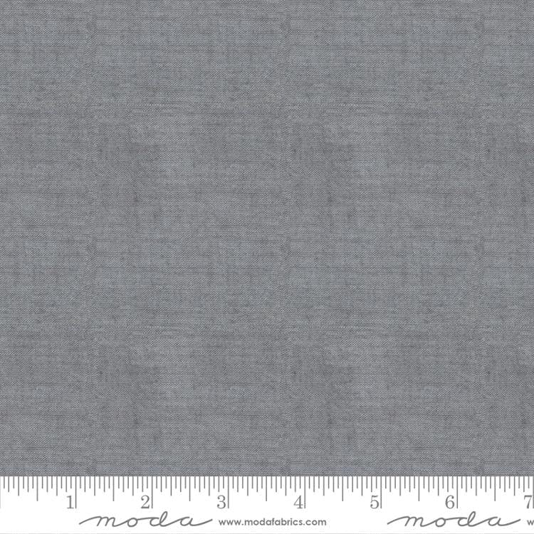 Cotton quilting fabric pattern called 'Crossweave in Cement'. Part of the 'Crossweave' fabric collection. Designed by Moda Fabrics for fabric company Moda Fabrics. SKU: 12216 30. 44-45 inch width.