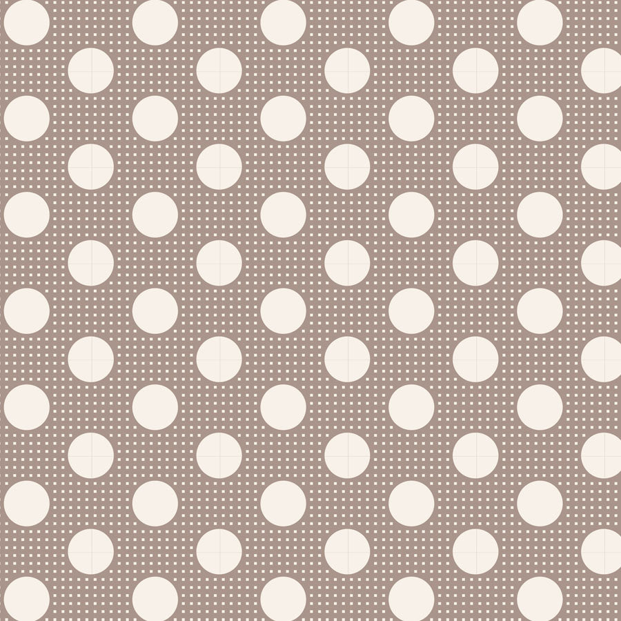 Tilda - Medium Dots - Gray - 130012 - Half Yard