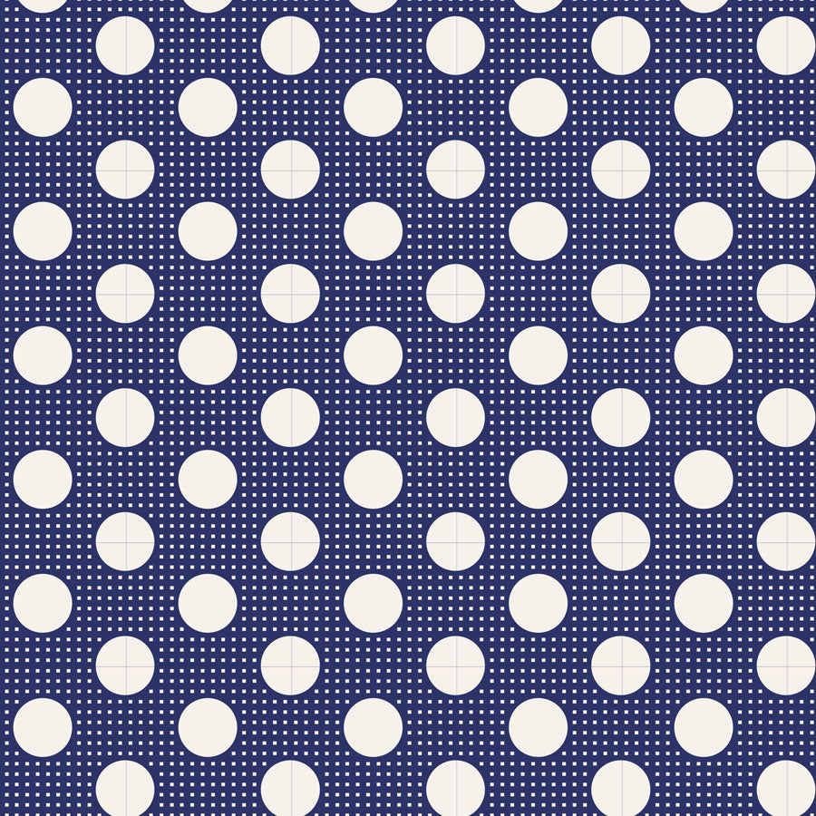 Cotton quilting fabric pattern called 'Medium Dots'. Part of the 'Tilda Medium Dots' fabric collection. Designed by Tilda Fabrics for fabric company Tilda Fabrics. SKU: 130026. 44-45 inch width.