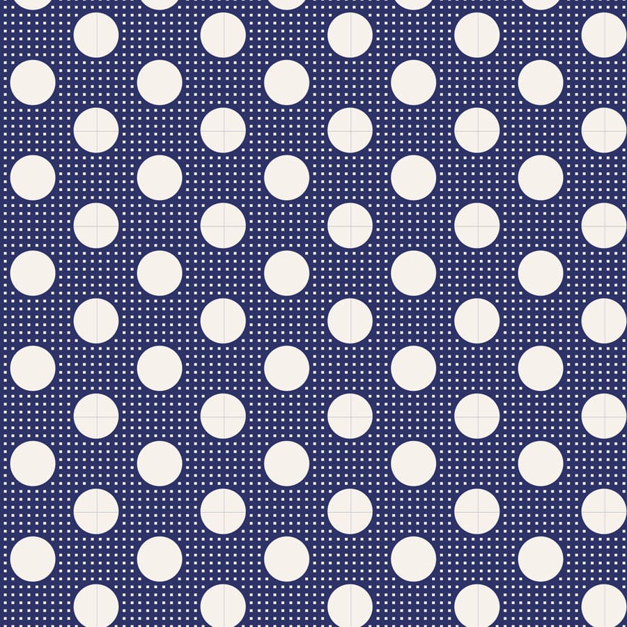 Cotton quilting fabric pattern called 'Medium Dots'. Part of the 'Tilda Medium Dots' fabric collection. Designed by Tilda Fabrics for fabric company Tilda Fabrics. SKU: 130026. 44-45 inch width.