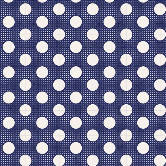 Cotton quilting fabric pattern called 'Medium Dots'. Part of the 'Tilda Medium Dots' fabric collection. Designed by Tilda Fabrics for fabric company Tilda Fabrics. SKU: 130026. 44-45 inch width.