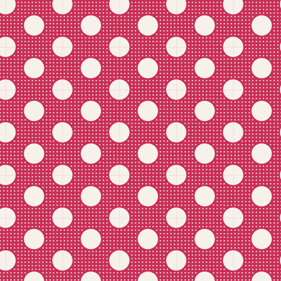 Cotton quilting fabric pattern called 'Medium Dots'. Part of the 'Tilda Medium Dots' fabric collection. Designed by Tilda Fabrics for fabric company Tilda Fabrics. SKU: 130027. 44-45 inch width.