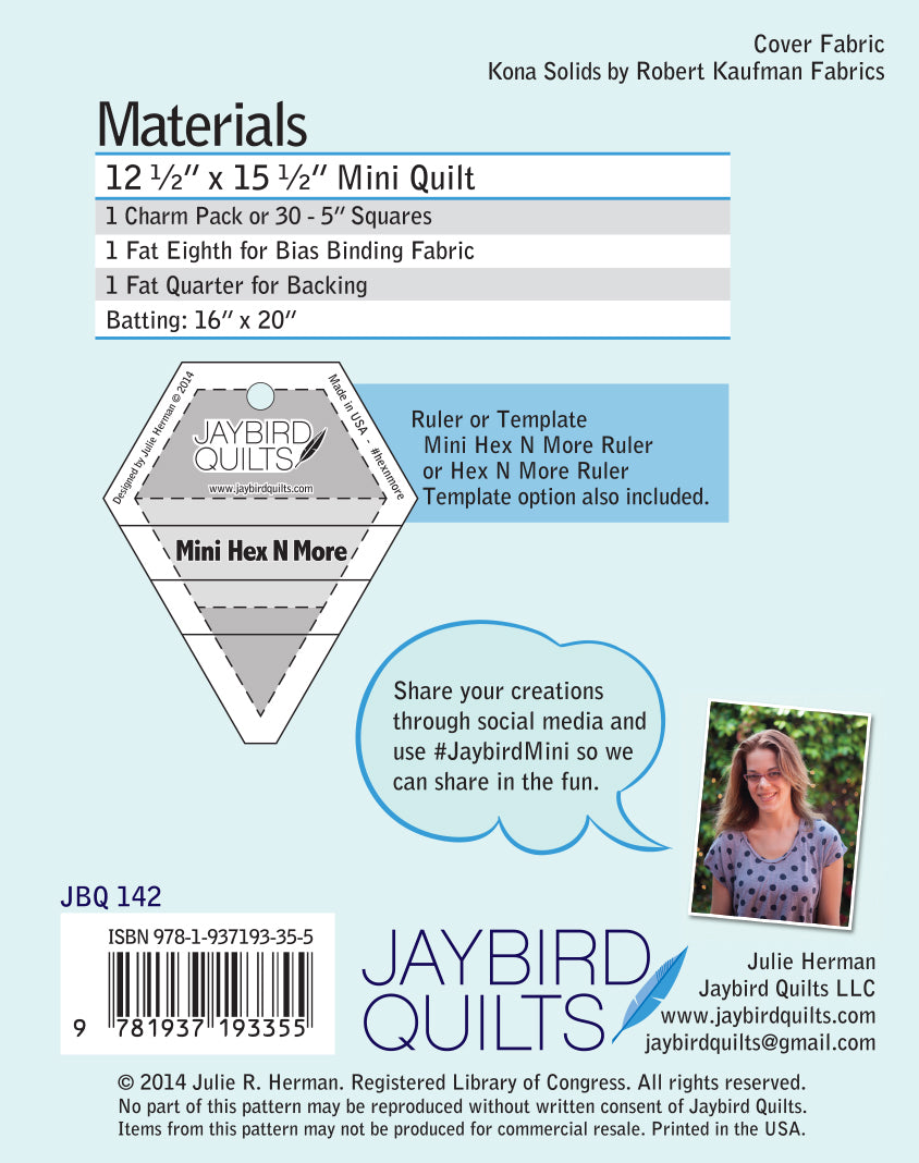 Mini Disco - Jaybird Quilts - Paper Pattern - JBQ 142