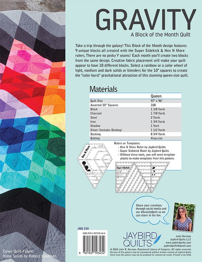 Gravity - Jaybird Quilts - Printed Quilt Program - JBQ 150
