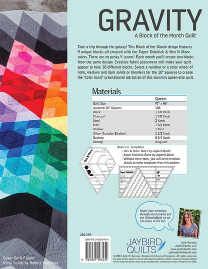 Gravity - Jaybird Quilts - Printed Quilt Program - JBQ 150