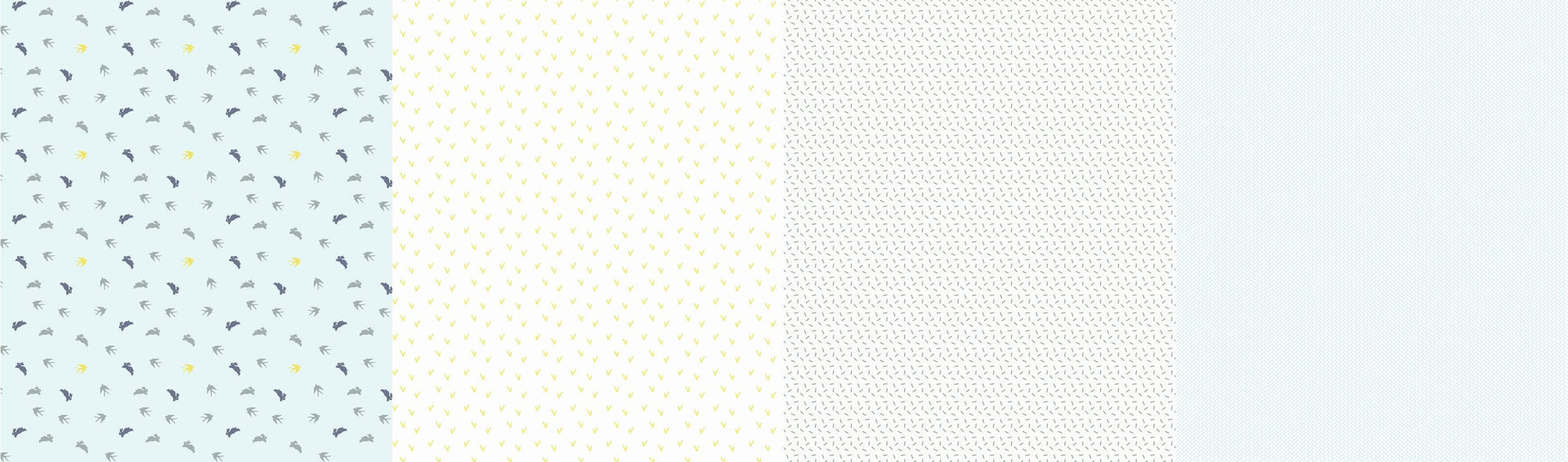 Cotton quilting fabric pattern called 'Lollies in Drift'. Part of the 'Greenstone' fabric collection. Designed by Jen Kingwell for fabric company Moda Fabrics. SKU: 18221 11. 44-45 inch width.