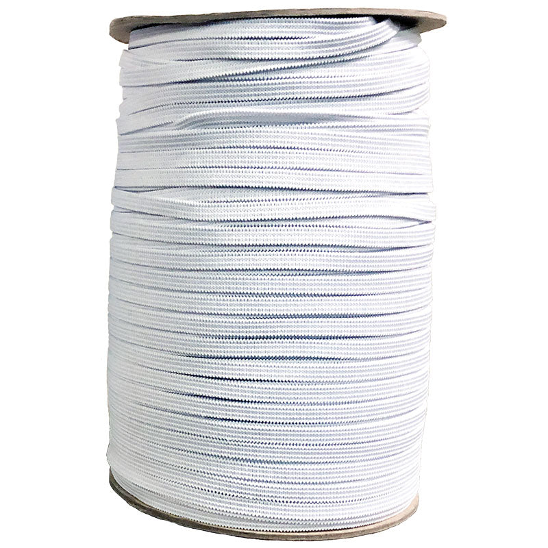 1/4" Soft White Elastic - Sold by the Yard