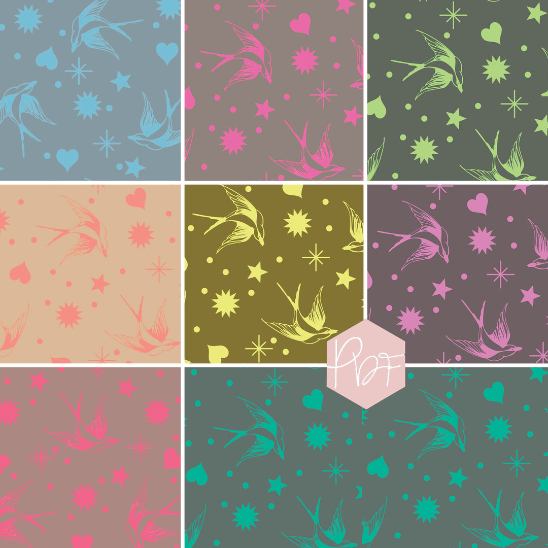 2023 True Colors - Fairy Flakes Fat Quarter Bundle of 8 pcs. - FB4FQTP.2023TC.FAIRY