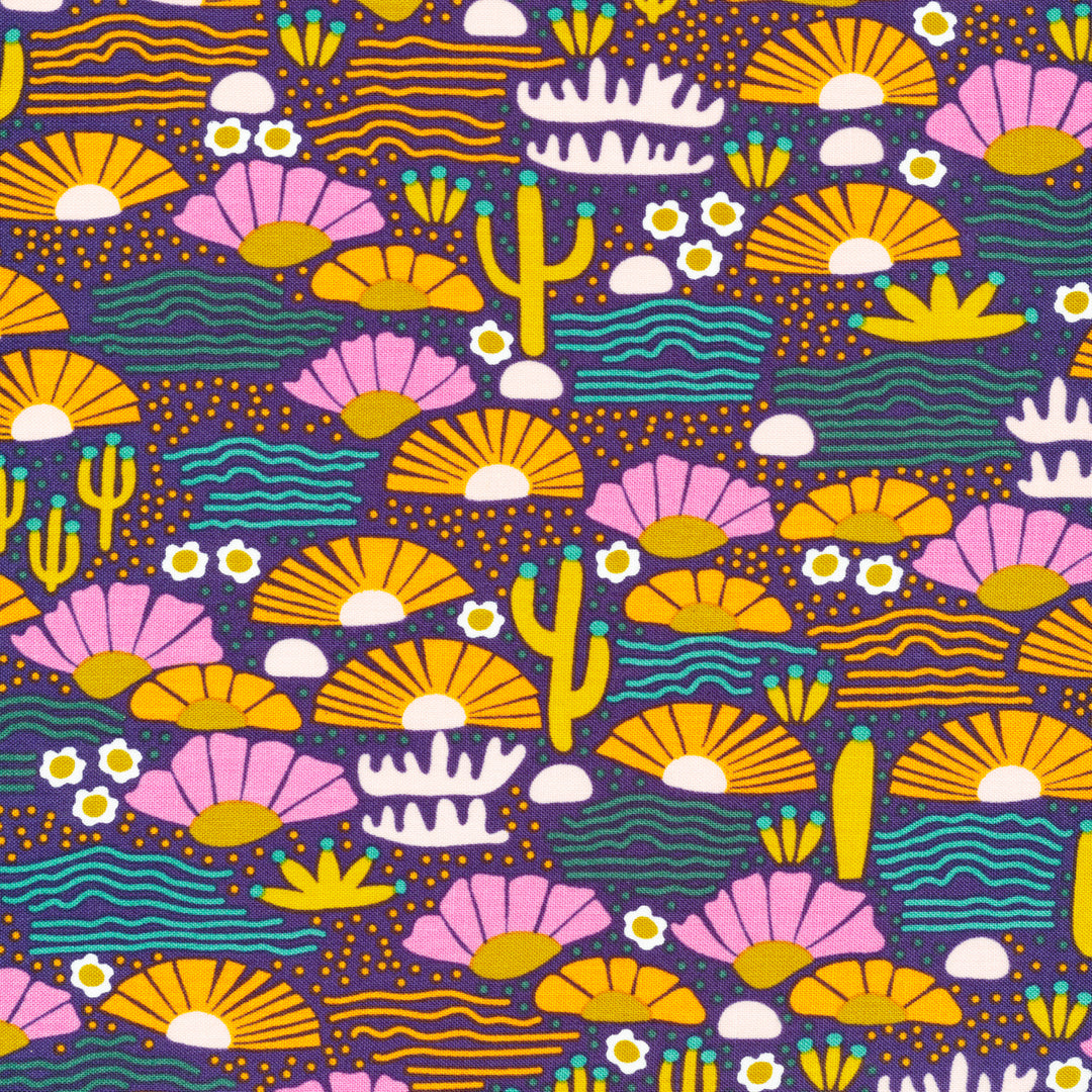 Stardust - Desert Flower - Elizabeth Olwen for Cloud 9 Fabrics - 227168 - Half Yard