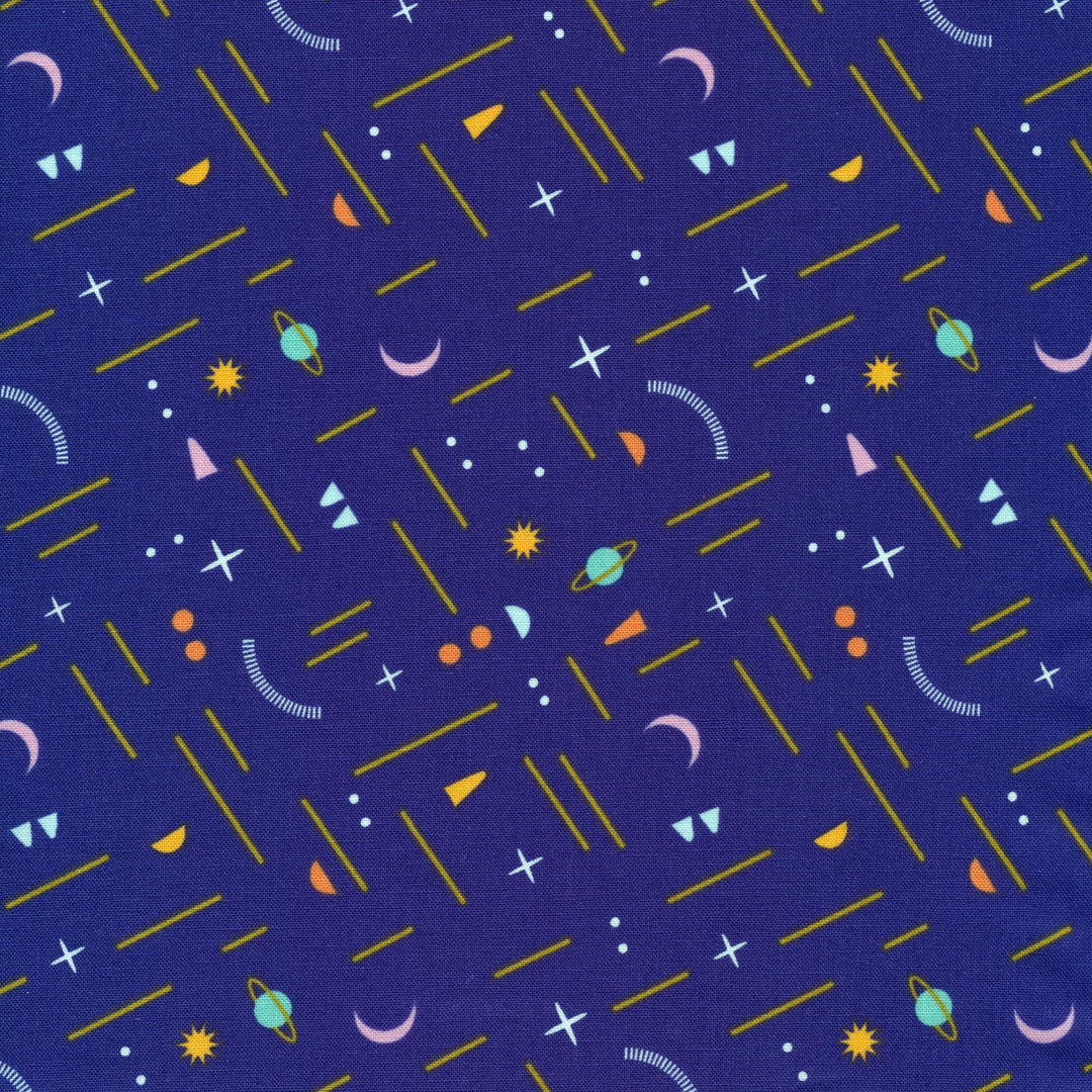 Stardust - Wild Cosmos - Elizabeth Olwen for Cloud 9 Fabrics - 227172 - Half Yard