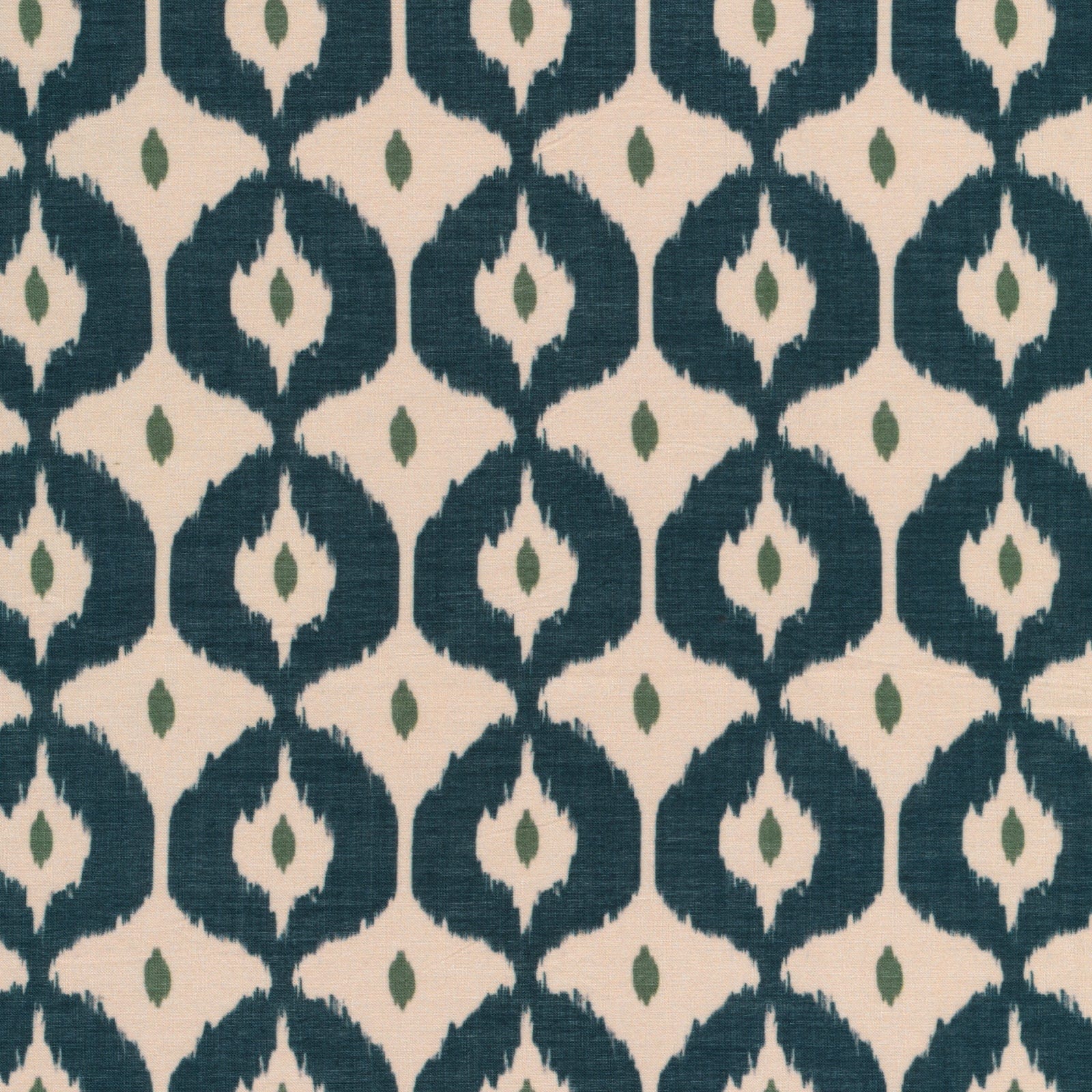 Cotton Batiste quilting fabric pattern called 'Bazaar'. Part of the 'Sunday' fabric collection. Designed by Alison Janssen for the Cloud 9 Fabrics fabric company. SKU: 227279. 44-45 inch width.