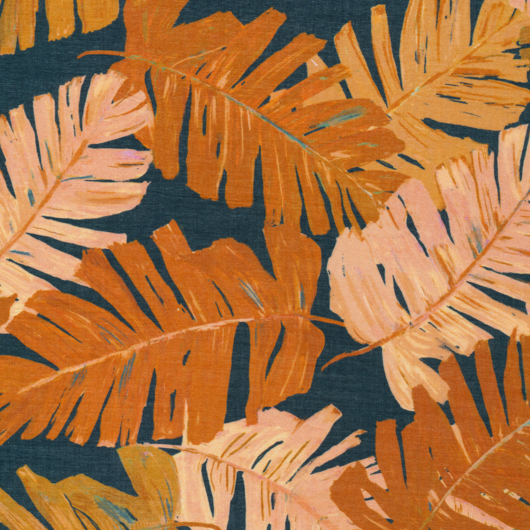 Cotton Batiste quilting fabric pattern called 'Del Mar'. Part of the 'Sunday' fabric collection. Designed by Alison Janssen for the Cloud 9 Fabrics fabric company. SKU: 227280. 44-45 inch width.