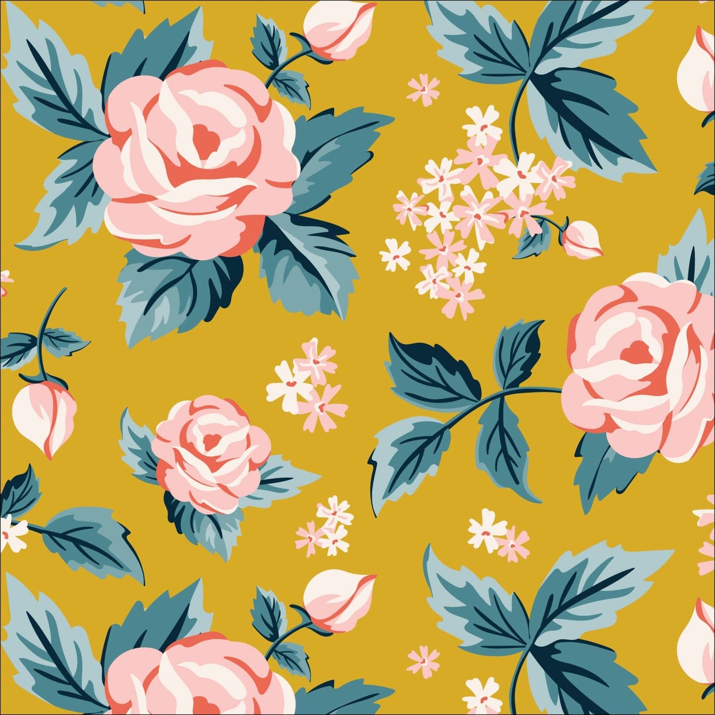 Flower Garden - Romantic Roses - 227326 - Half Yard