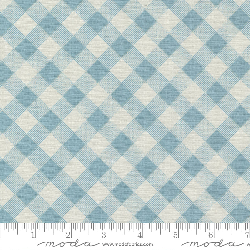 Meander - Picnic Check in Cloud - Aneela Hoey for Moda - 24584 15 - Half Yard