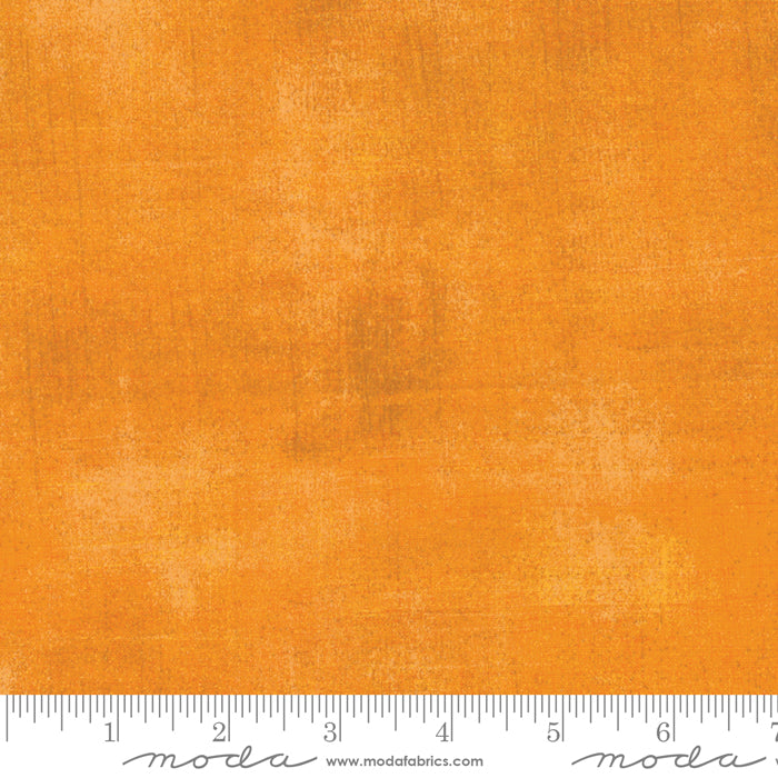 Cotton quilting fabric pattern called 'Grunge in Yellow Gold'. Part of the 'Grunge Basics' fabric collection. Designed by Basic Grey for fabric company Moda Fabrics. SKU: 30150 260. 44-45 inch width.