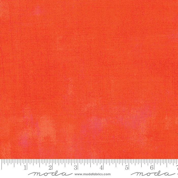 Grunge Basics - Grunge in Tangerine - Basic Grey for Moda Fabrics - 30150 263 - Half Yard