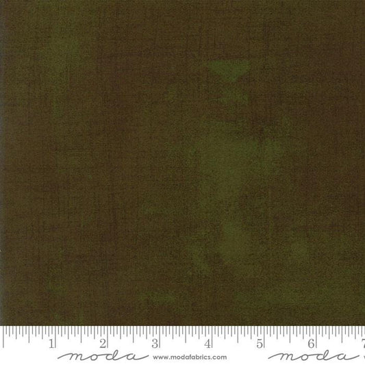 Cotton quilting fabric pattern called 'Grunge in Wren'. Part of the 'Grunge Basics' fabric collection. Designed by Basic Grey for fabric company Moda Fabrics. SKU: 30150 346. 44-45 inch width.