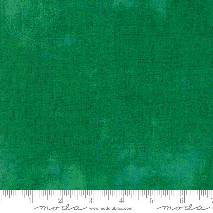 Cotton quilting fabric pattern called 'Grunge in Leprechaun'. Part of the 'Grunge Basics' fabric collection. Designed by Basic Grey for fabric company Moda Fabrics. SKU: 30150 390. 44-45 inch width.