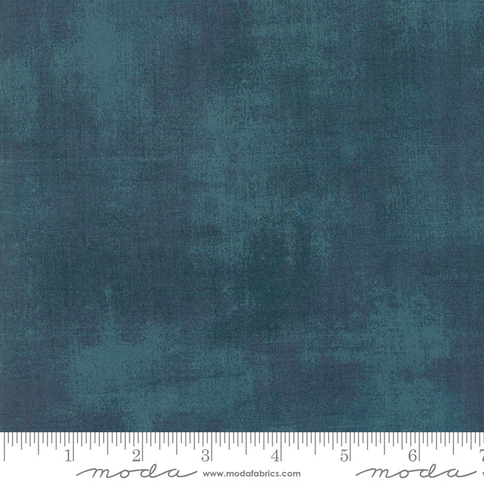 Songbook - Grunge Basics in Deep Teal - Fancy That Design House & Co. for Moda Fabrics - 30150-487 - Half Yard