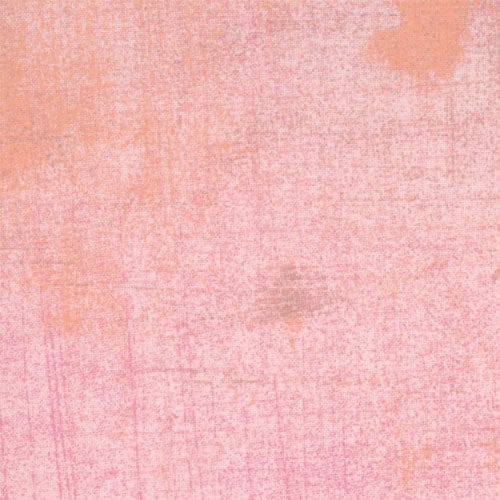Cotton quilting fabric pattern called 'Grunge in Sweetie'. Part of the 'Grunge Basics' fabric collection. Designed by Basic Grey for fabric company Moda Fabrics. SKU: 30150 72. 44-45 inch width.