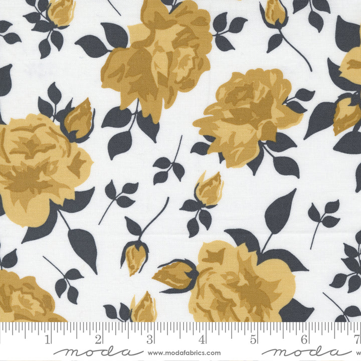 Midnight in the Garden - Vintage Roses in Mist - Fancy That Design House & Co. for Moda Fabrics - 43120 11 - Half Yard