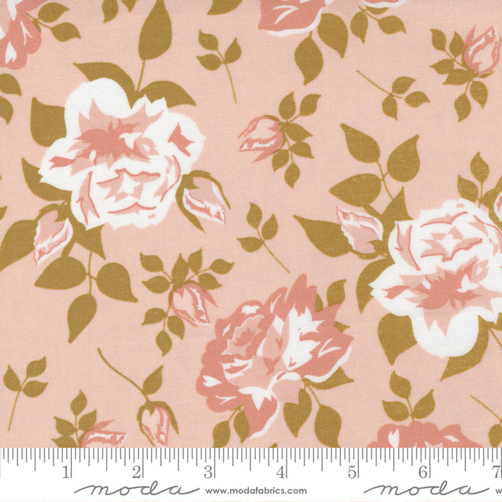 Midnight in the Garden - Vintage Roses in Blush - Fancy That Design House & Co. for Moda Fabrics - 43120 15 - Half Yard