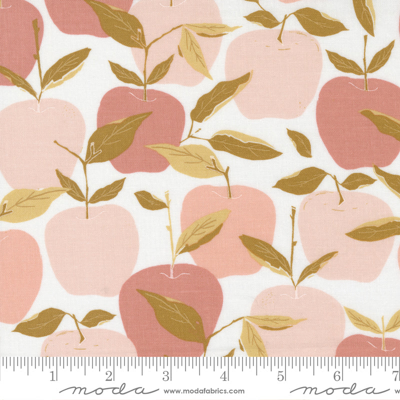 Midnight in the Garden - Enchanted Apple in Mint Blush - Fancy That Design House & Co. for Moda Fabrics - 43121 11 - Half Yard