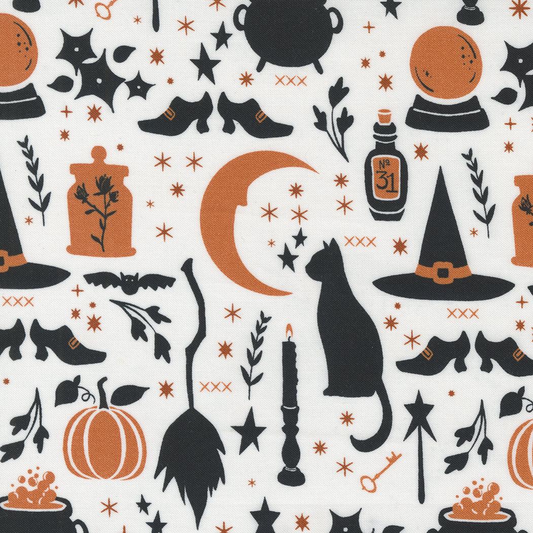 Spellbound - All Hallows Eve in Ghost - 43140 11 - Half Yard